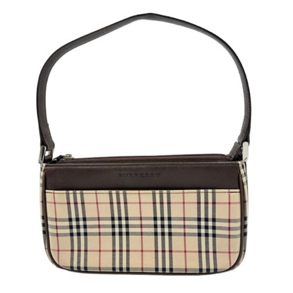 BURBERRY Nova Check Brown Shoulder Bag